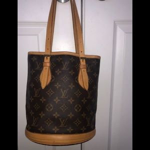 Louis Vuitton Petite Bucket Monogram pm
